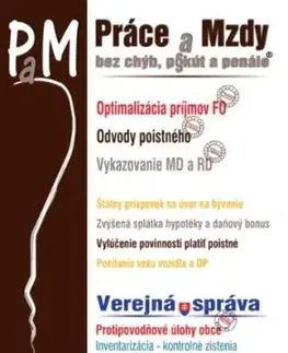 Práce a Mzdy 3 2024 - bez chýb, pokút a penále- Delenie príjmov fyzických osôb