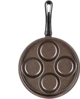 Banquet Panvica na 4 lievance GRANITE Brown, 24 cm