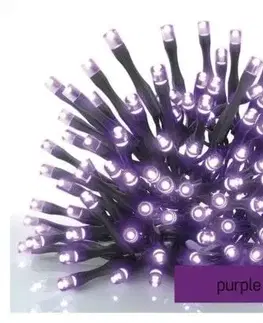EMOS Reťaz connect 100 LED 10m IP44 fialová