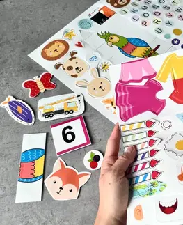 Náhradné doplnky ku Montessori knihe - výber max. 7 ks