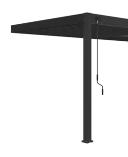 Bioklimatická pergola INTRO PLUS 6x3 m k stene Rojaplast