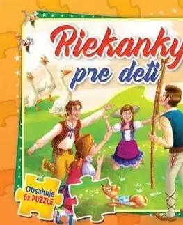 Riekanky pre deti - Obsahuje 6x puzzle