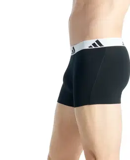 Boxerky adidas Active Flex Cotton, 3 ks, čierne