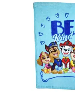 Detský uterák PAW PATROL svetlo modrý 30X50cm Setino Tiahome