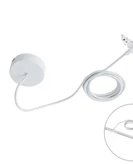Napájací zdroj s okrúhlou montážnou doskou pre 1-fázovú lištu biely - Slimline