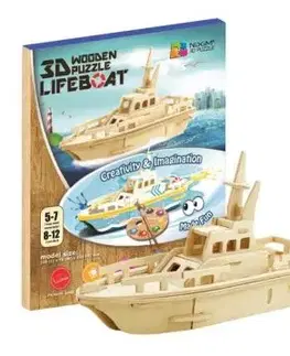 Drevené 3D puzzle Záchranná loď