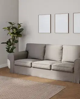Dekoria Poťah na sedačku Ektorp (rozkladacia, pre 3 osoby) NOVÝ MODEL 2013, grafitová, Poťah na sedačku Ektorp 3-os rozkladacia nový model 2013, Edinburg, 115-77