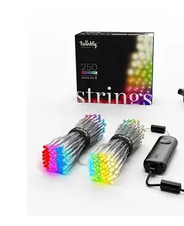 Twinkly TWS250SPP-TEU - LED RGBW vonkajšia svetelná reťaz 250xLED 23,5m IP44 Wi-Fi TWS250SPP-TEU