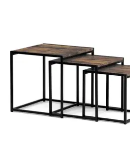 Set 3 ks odkladacích stolíkov AF-3003 Autronic