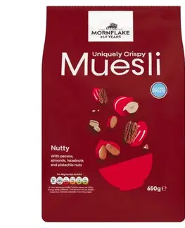 Mornflake Crispy Muesli Notoriously Nutty 650g