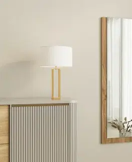 Zrkadlo Lariya - White, Walnut