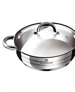 BLAUMANN - Randlík nerez a sklenená pokrievka 26cm Gourmet 5l