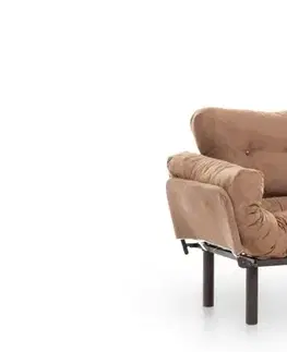 Kreslo ušiak Nitta Single - Light Brown