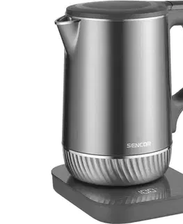 Sencor - Rýchlovarná kanvica s termoreguláciou 1,7 l 1800 W/230 V nerez 41024203