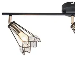 Stropné svietidlo čierne bodové 3xGU10 54cm Colly 93-01634