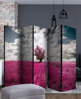Paraván Magenta meadow Dekorhome