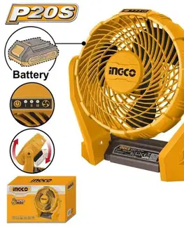 INGCO Ventilátor 18cm CFALI2007 INGCO AKU 20V P20S bez akumulátora a nabíjačky