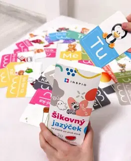 Montessori hračky Šikovný jazýček - od slabík po prvé slová