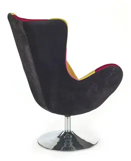 HALMAR Butterfly dizajnové otočné kreslo kombinácia farieb / čierna