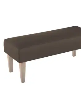 Dekoria Čalúnená lavica, hnedá, 100 x 40 x 40 cm, Etna, 705-08