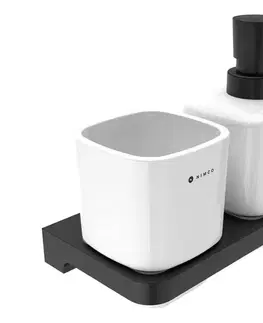 NIMCO MAC 2905831K-T-90-Nástenný dávkovač mydla a stojan na kefky MAYA 320 ml MAC 2905831K-T-90