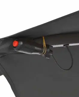 Konzolový slnečník s LED svetlami Ø 300 cm