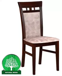 Stolička W32 orech livia 8