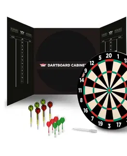 Bull's Magnetic Paper Dartboard Cabinet Set