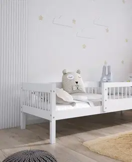 Elvisia Detská posteľ MADIA bez zásuvky | biela 80 x 200 cm