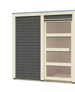 Drevený záhradný domček QUBIC 1 Lanitplast