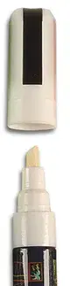 SECURIT Mikro kriedový popisovač, 2 - 6 mm, rôzne farby Biela