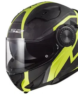 LS2 FF313 Vortex Carbon Hi Vis Yellow - L (59-60)