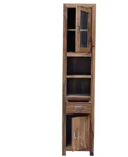 Skrinka do kúpeľne Nela 40x190x35 indický masív palisander