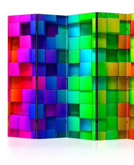 Paraván Colourful Cubes Dekorhome