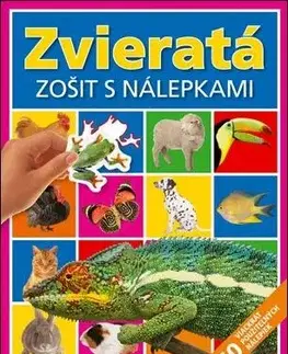 Zvieratá. Zošit s nálepkami