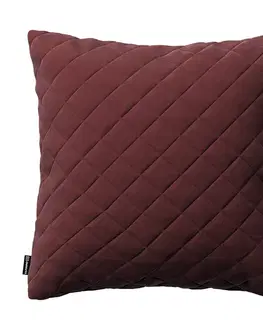 Dekoria Obliečka Kinga pikovaná 43 x 43 cm, Bordeaux, 43 x 43 cm, Velvet, 704-26