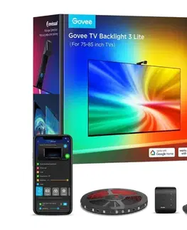 Govee - TV Backlight 3 Lite TV 75-85" SMART LED podsvietenie RGBICW Wi-Fi IP67 H60993D2