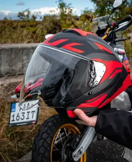 W-TEC Voltik Graphic Red - S (55-56)