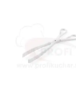 HENDI Kliešte na šalát Hendi 29 cm / biele