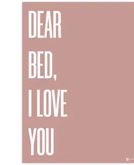 Obraz do spálne - DEAR BED