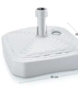 NABBI MPKR podstavec pod slnečník 12 l biela