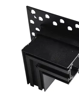  Podpovrchový rohový držiak MAGNETIC TRACK čierna ML6632