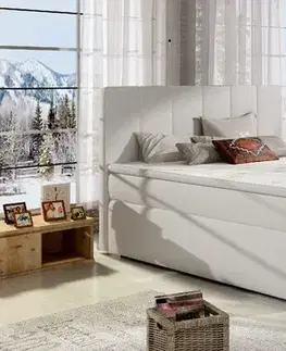 ArtElta Manželská posteľ BOLERO Boxspring | 180 x 200 cm Bolero rozmer: 180x200 cm, Bolero farba: Soft 17