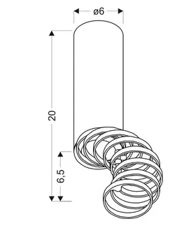 Stropné svetlo TUBA Candellux