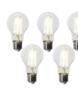 Sada 5 stmievateľných LED žiaroviek E27 A60 6W 500 lm 4000K