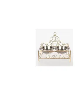Eurolamp Stojan s dvomi nerezovými miskami 752-28573