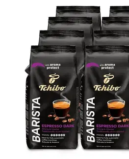 BARISTA Espresso Dark - zrnková káva, 8 x 1 kg
