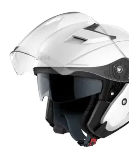 Sena Outstar S lesklá bílá XL (63-64)