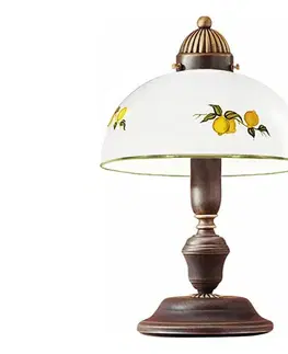Kolarz 731.73.126 - Stolná lampa NONNA 1xE27/75W/230V citróny 731.73.126