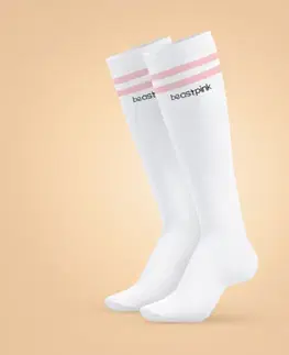 Beastpink Podkolienky Knee High Socks White  S
